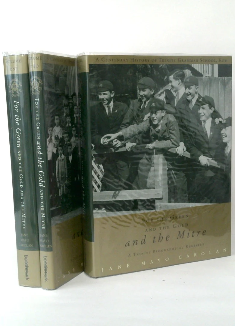 A Trinity Biographical Register For The Green And The Gold And The Mitre (Three-Volume Set) - Image 2