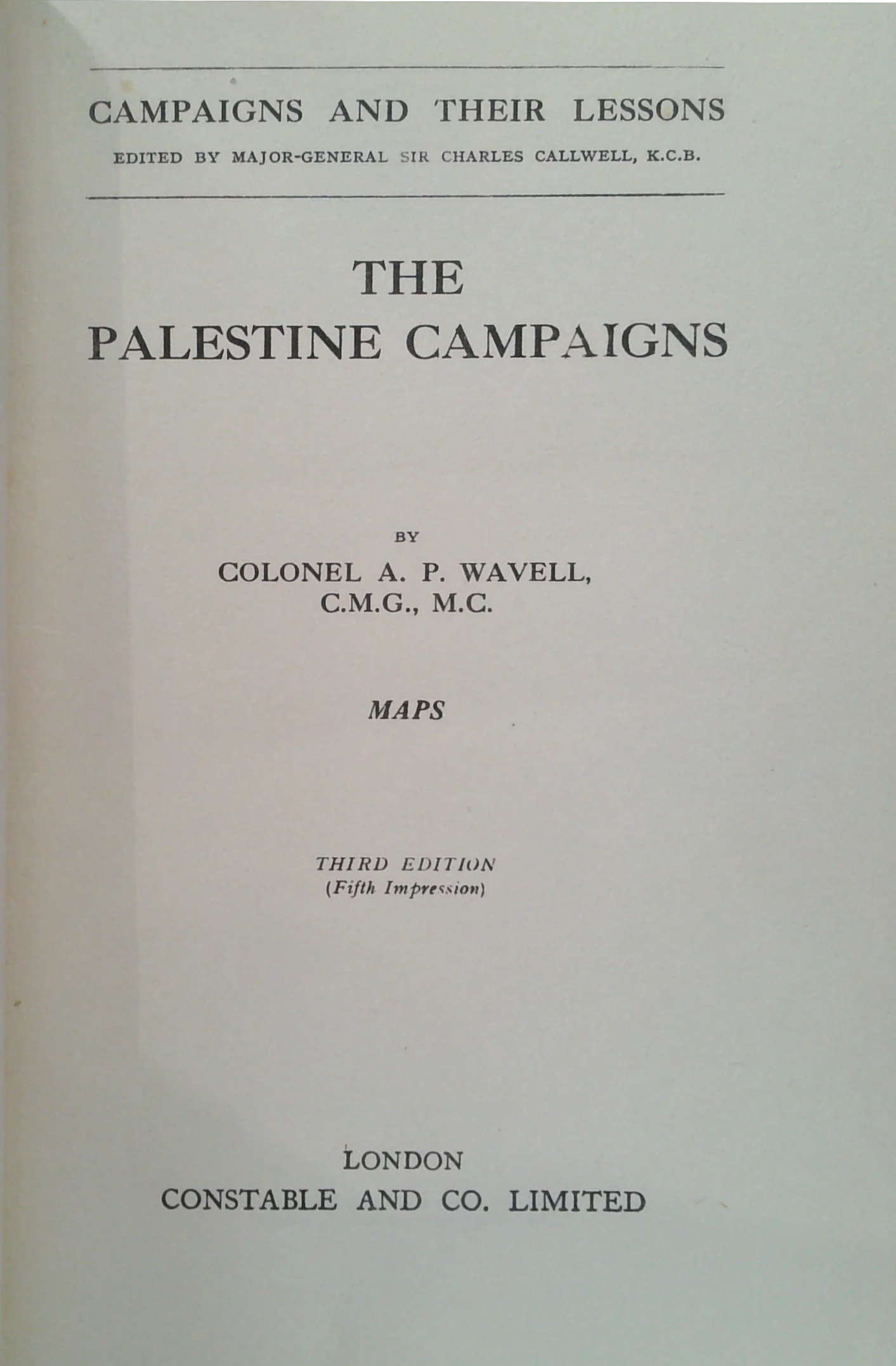 The Palestine Campaigns - Image 3