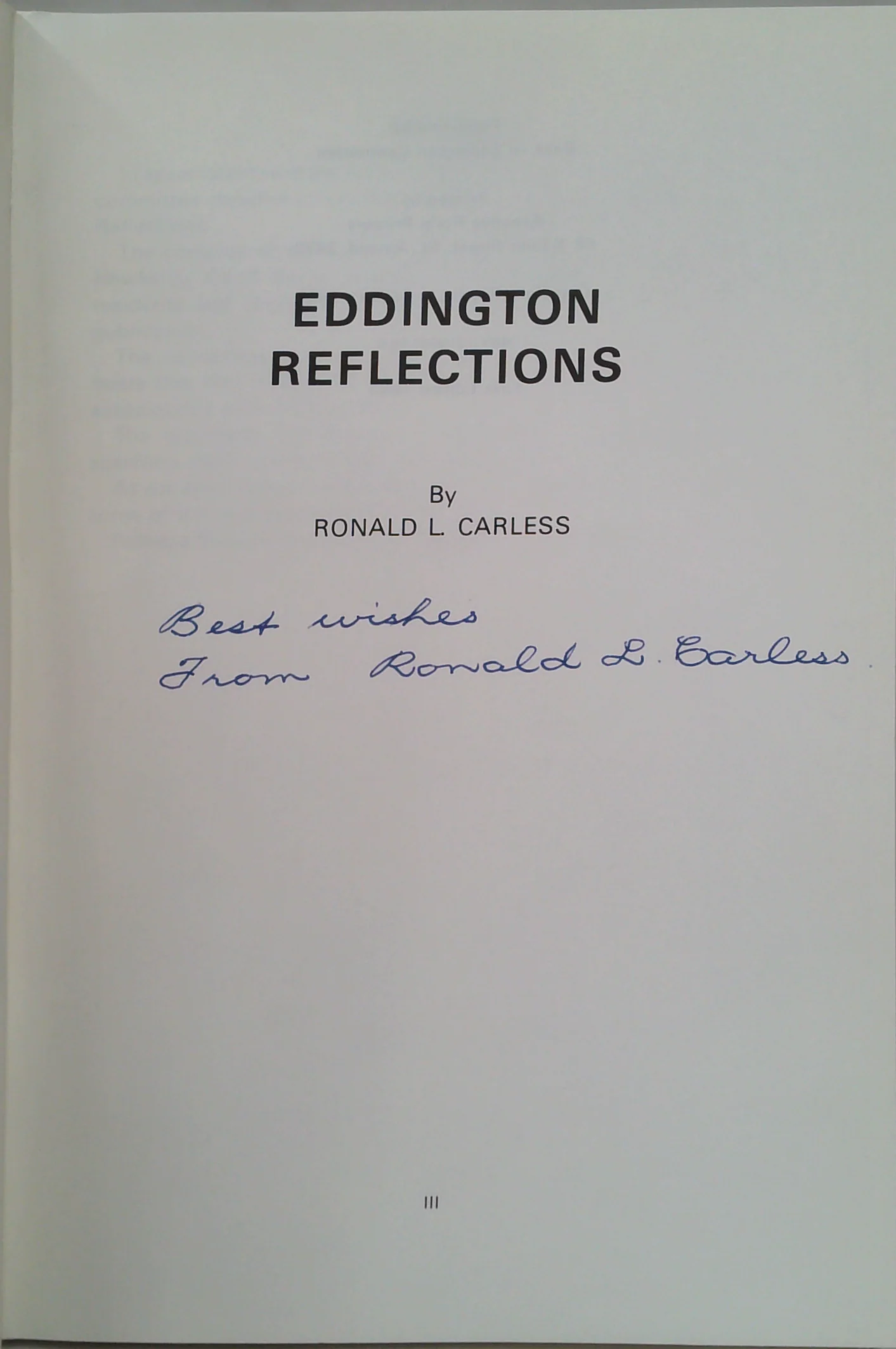 Eddington Reflections (SIGNED) - Image 2