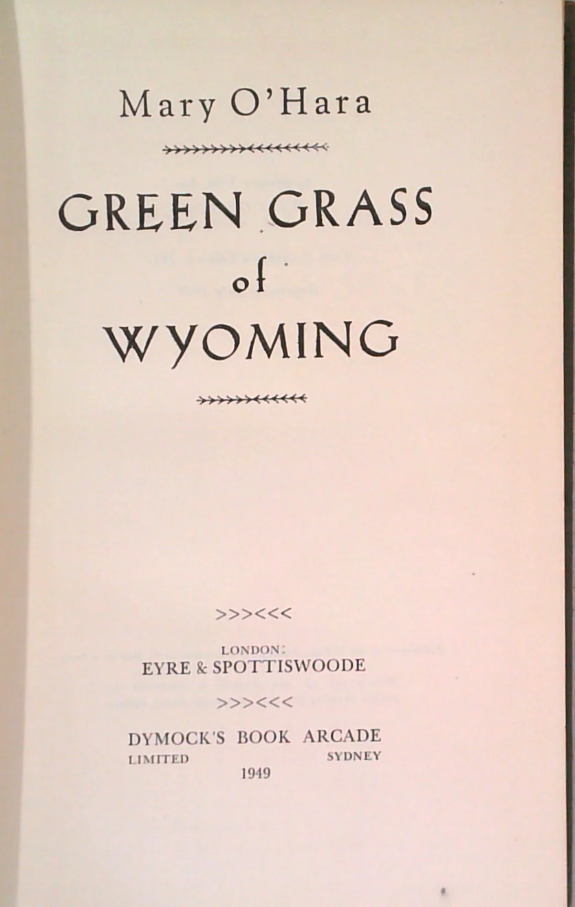 Green Grass Of Wyoming - Image 2