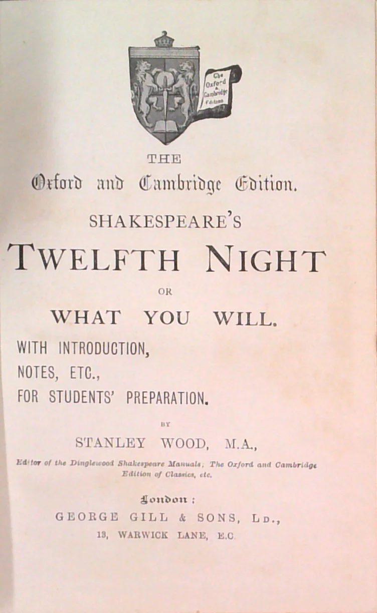 Twelfth Night; Or, What You Will. - Image 2